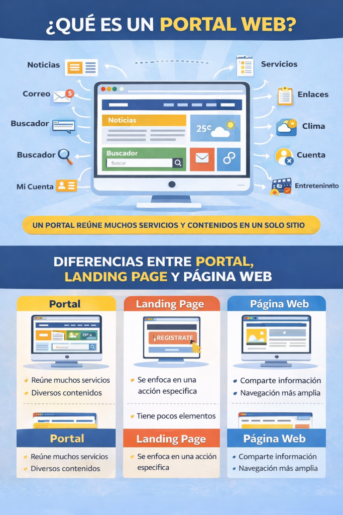 ¿Qué es un portal web?