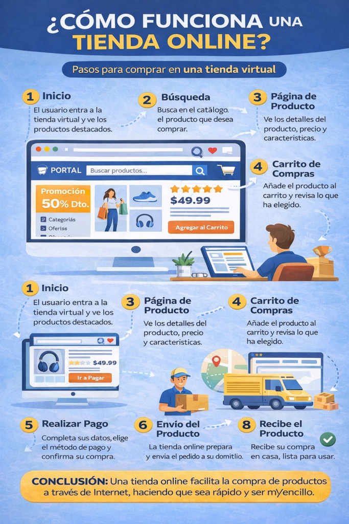 ¿Qué es una tienda virtual?